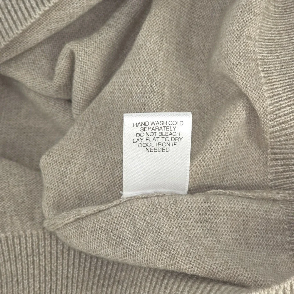 Turnbury Wool Sweater Vest Men's Large Tan Academia Preppy Dad Golf Outdoor Cozy